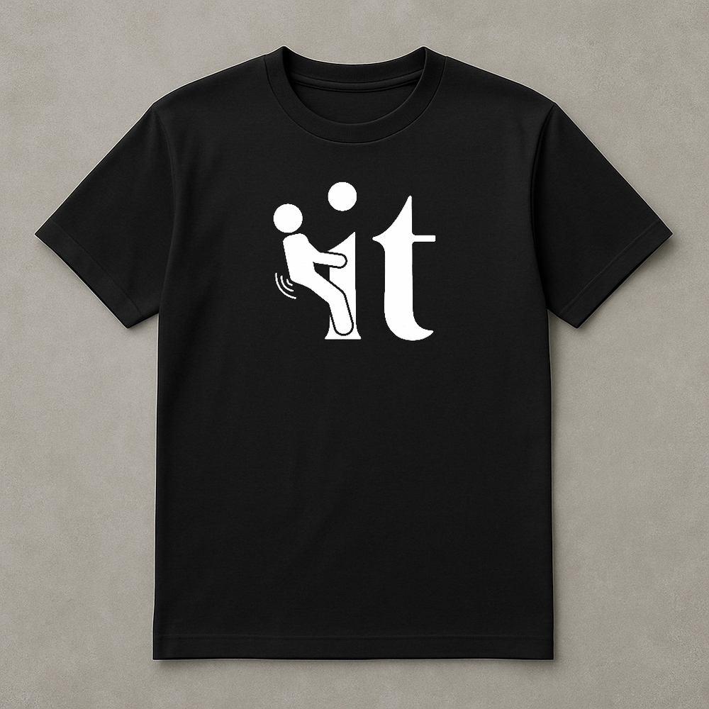 "Urban Stitch Tees" Unisex T-shirt Black Color Sarcastic Design